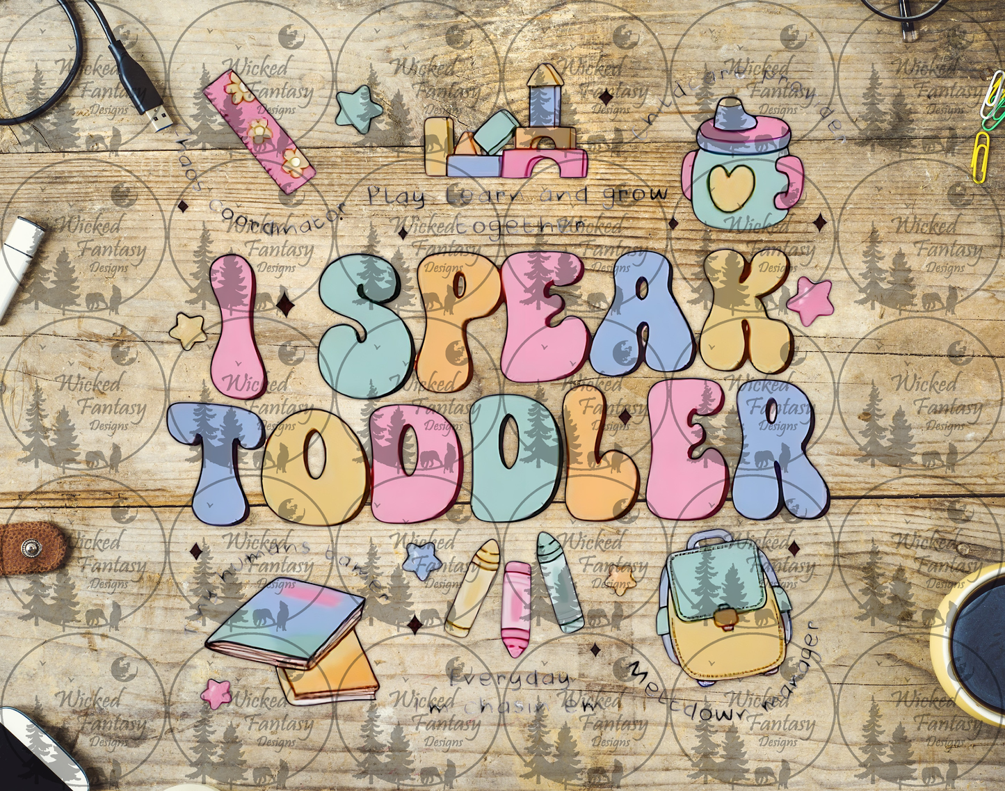 UVDTF I Speak Toddler