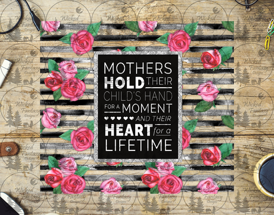 UVDTF Mothers Hold Their Child's Hand 20oz 30oz 10"x10" Element