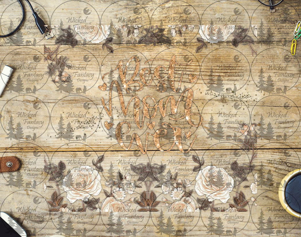 UVDTF Best Mama Ever 20oz 30oz 10"x10" Element