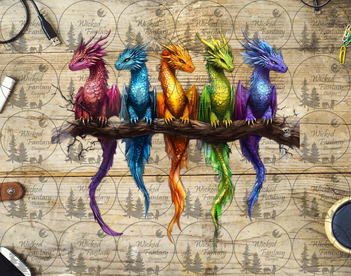 UVDTF Dragons on a Branch