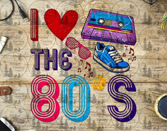 UVDTF I Love the 80s