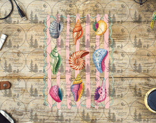 UVDTF Colorful Seashells