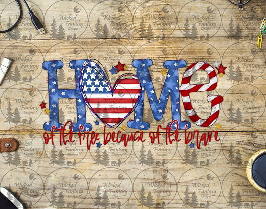 UVDTF Home of the Free Because of the Brave