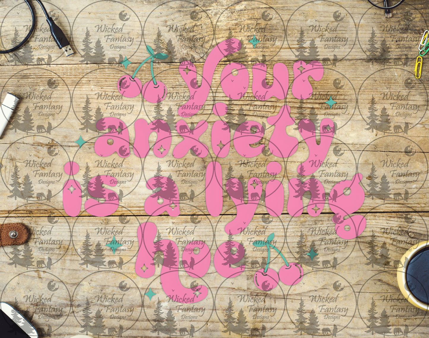 UVDTF Your Anxiety is a Lying Ho