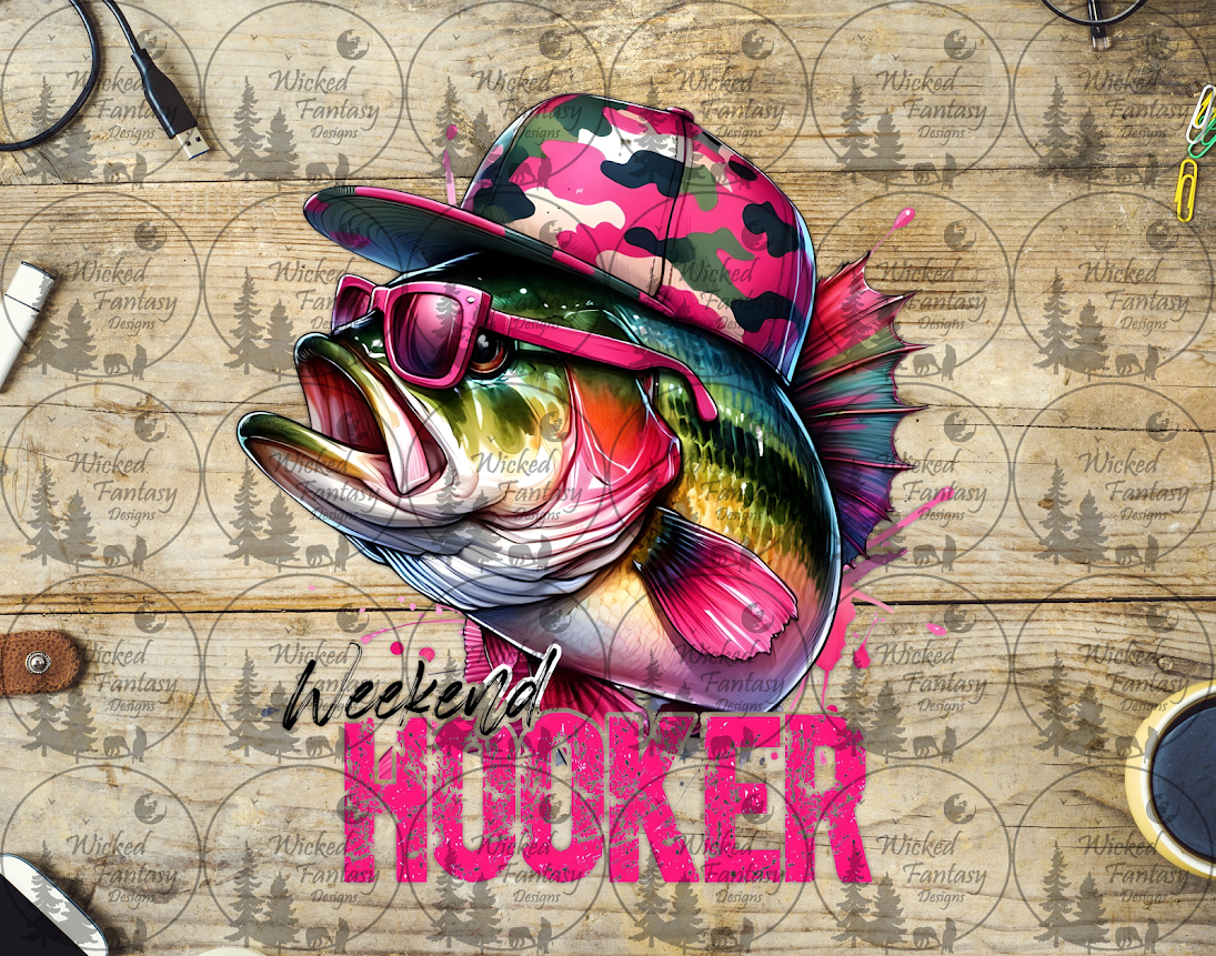 UVDTF Weekend Hooker Pink Fishing