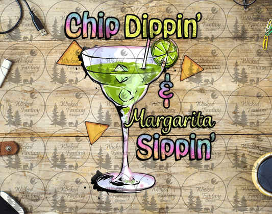 UVDTF Chip Dippin' and Margarita Sippin'