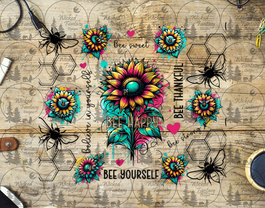 UVDTF Bee Yourself 20oz 30oz 10"x10"