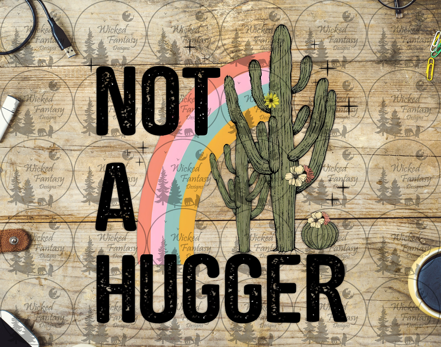UVDTF Not a Hugger Cactus