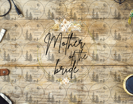 UVDTF Mother of the Bride Floral Frame