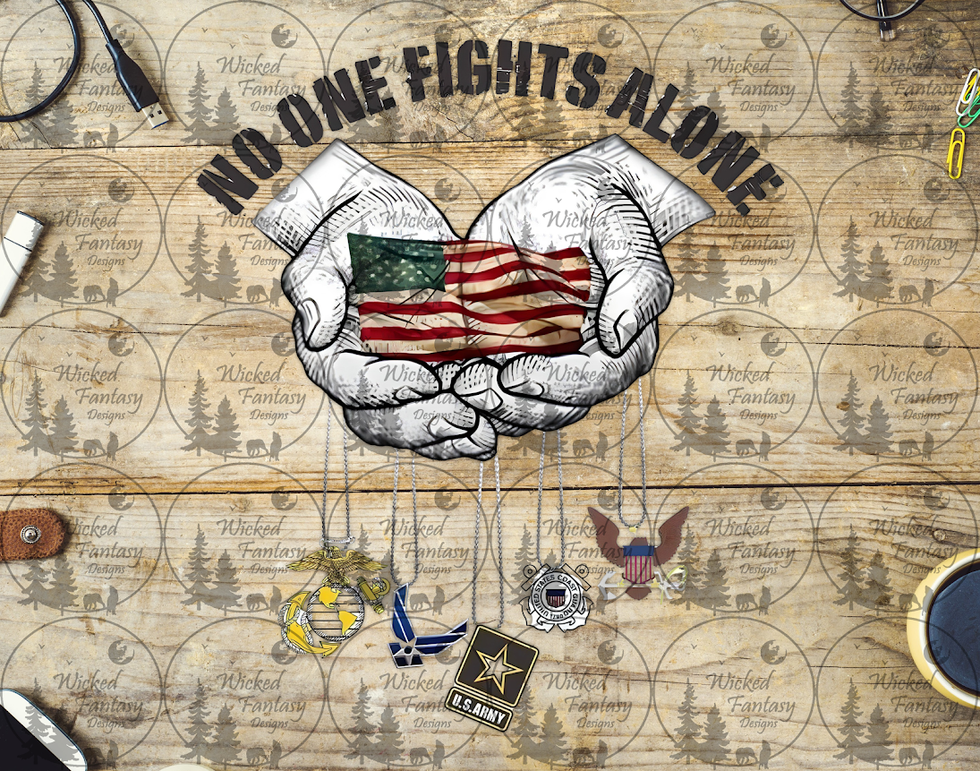 UVDTF No One Fights Alone Military