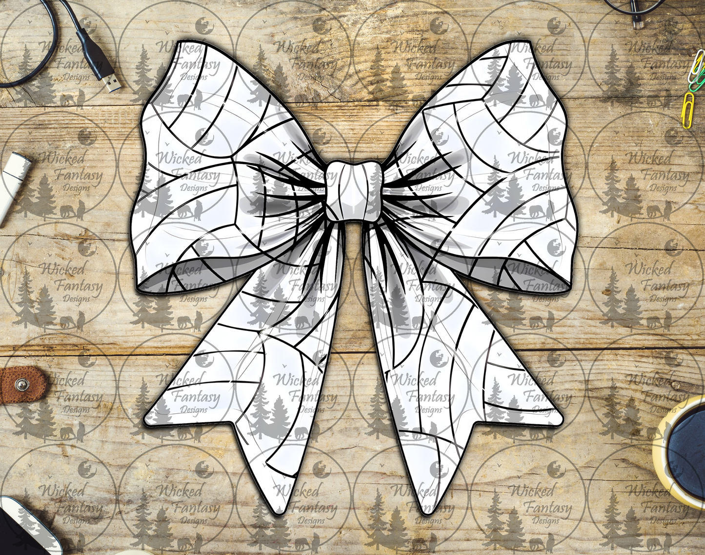 UVDTF Volleyball Bow