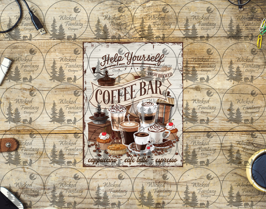 UVDTF Help Yourself Coffee Bar