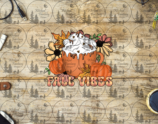 UVDTF Fall Vibes Coffee and Flowers