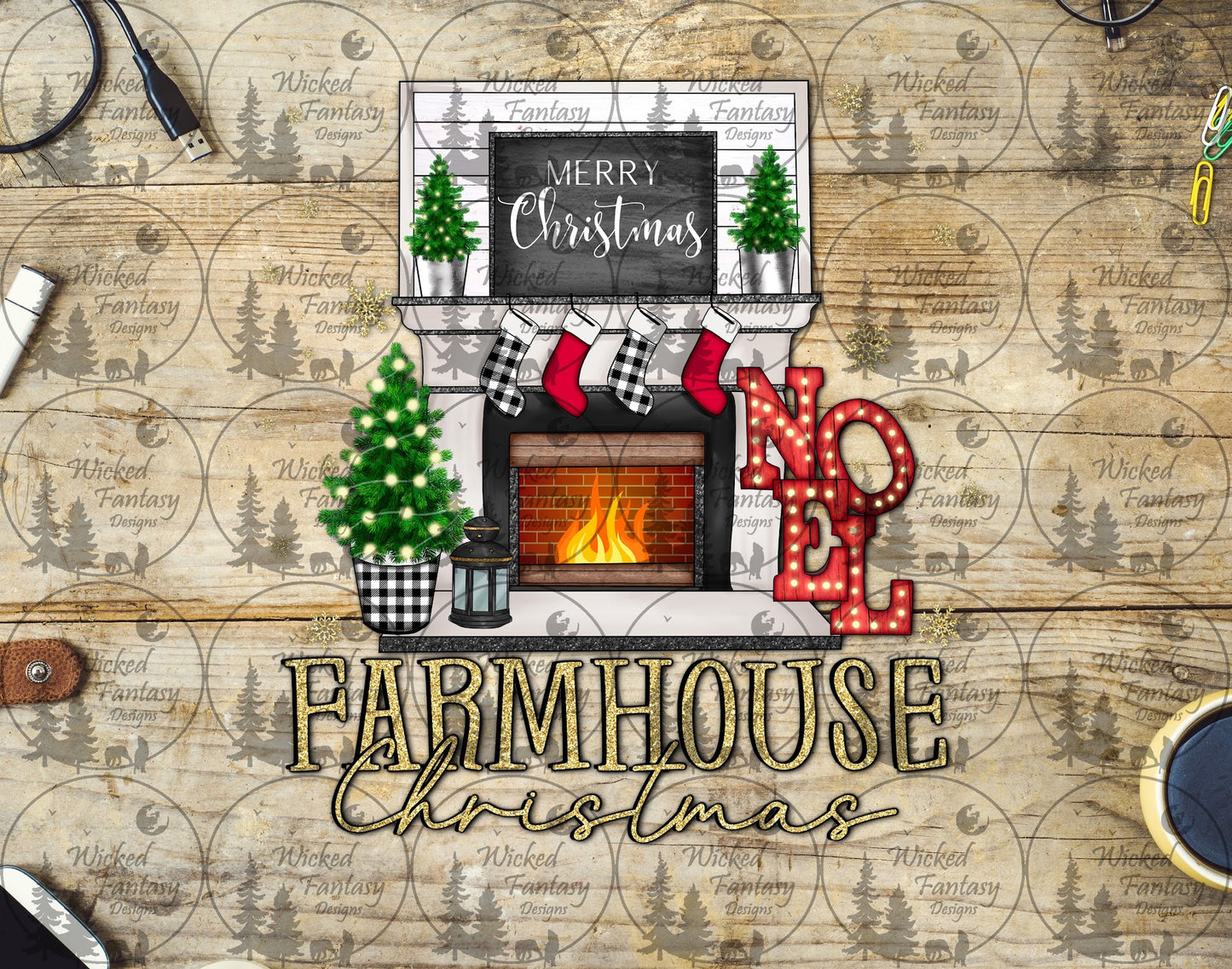 UVDTF Farmhouse Christmas