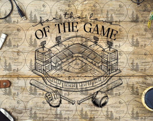 UVDTF For the Love of the Game Baseball