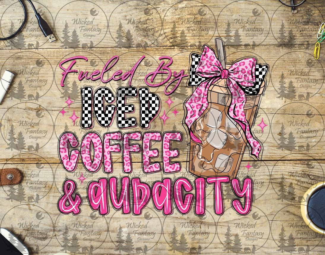 UVDTF Fueled by Iced Coffee and Audacity
