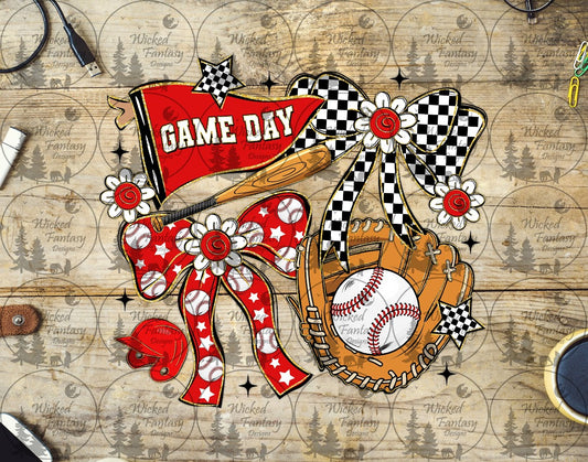 UVDTF Coquette Game Day Baseball Bows