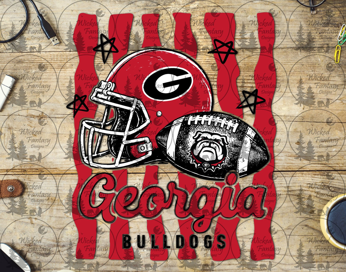 UVDTF Georgia Football Stipes