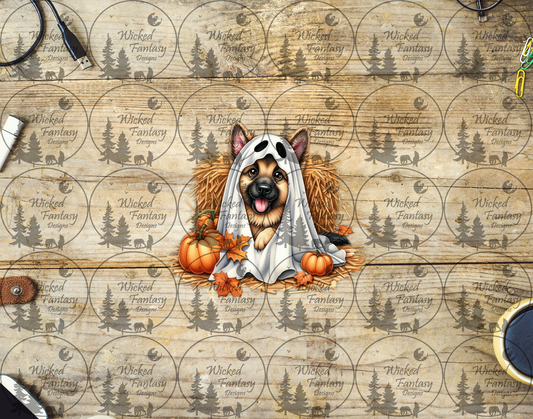 UVDTF Ghost German Shepherd Puppy