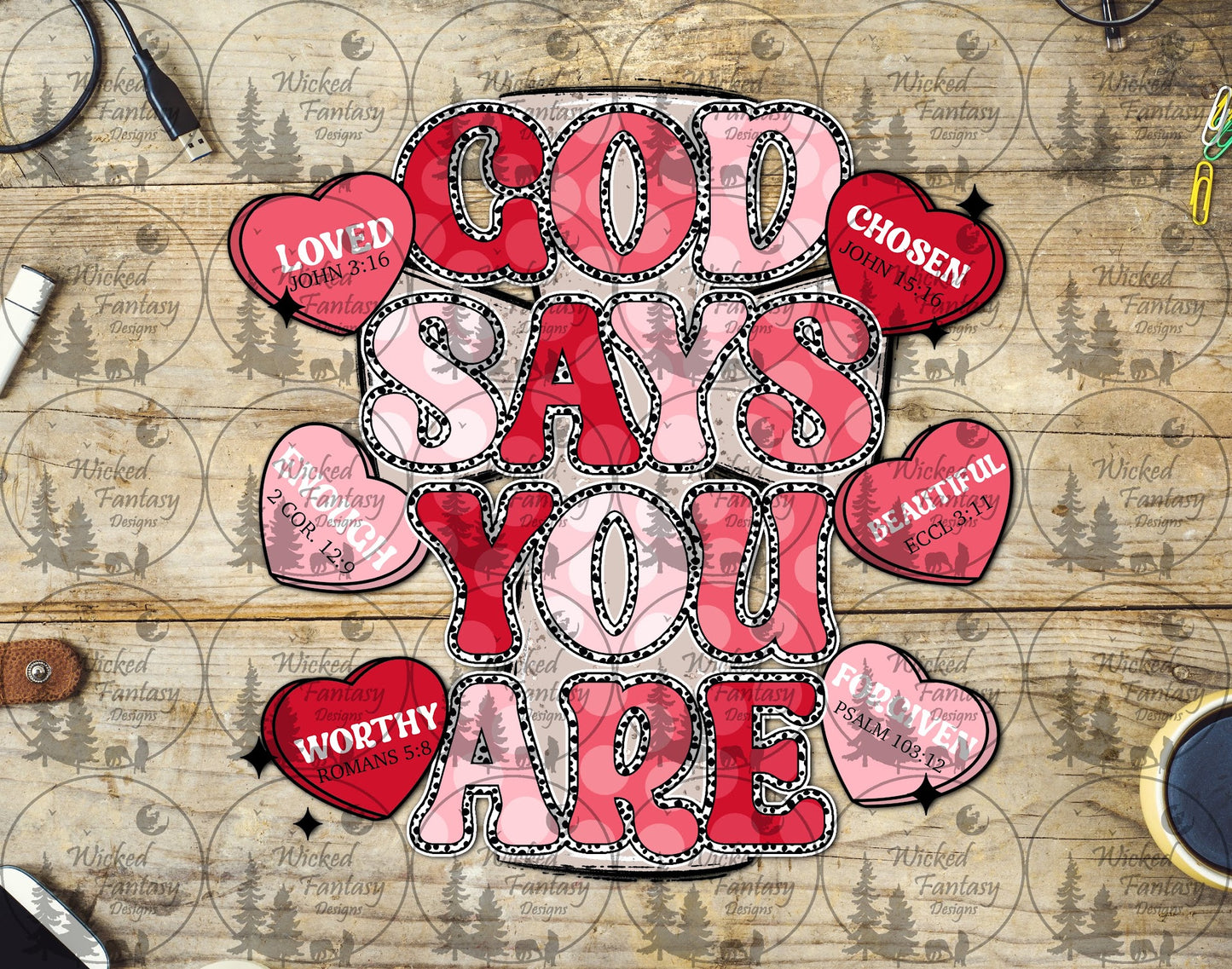 UVDTF God Says You Are Chosen Loved Enough