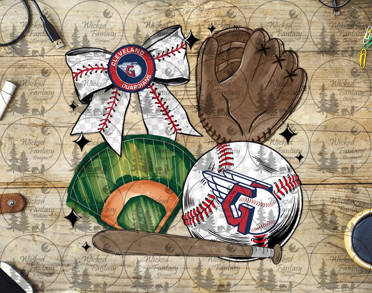 UVDTF Coquette Baseball Cleveland