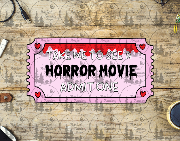 UVDTF Horror Movie Ticket