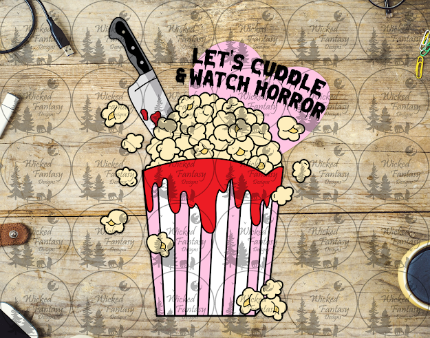 UVDTF Lets Cuddle and Watch Horror