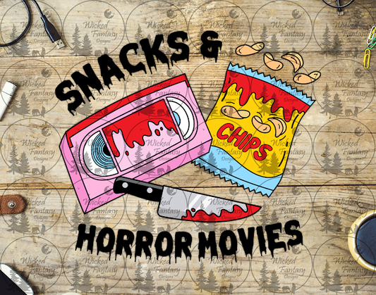UVDTF Snacks and Horror Movies