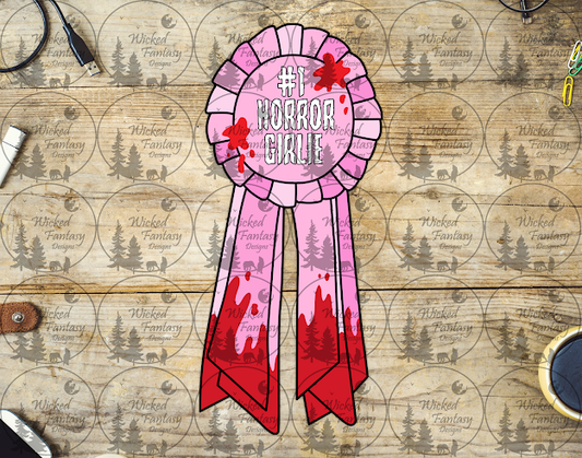 UVDTF Horror Girlie Ribbon