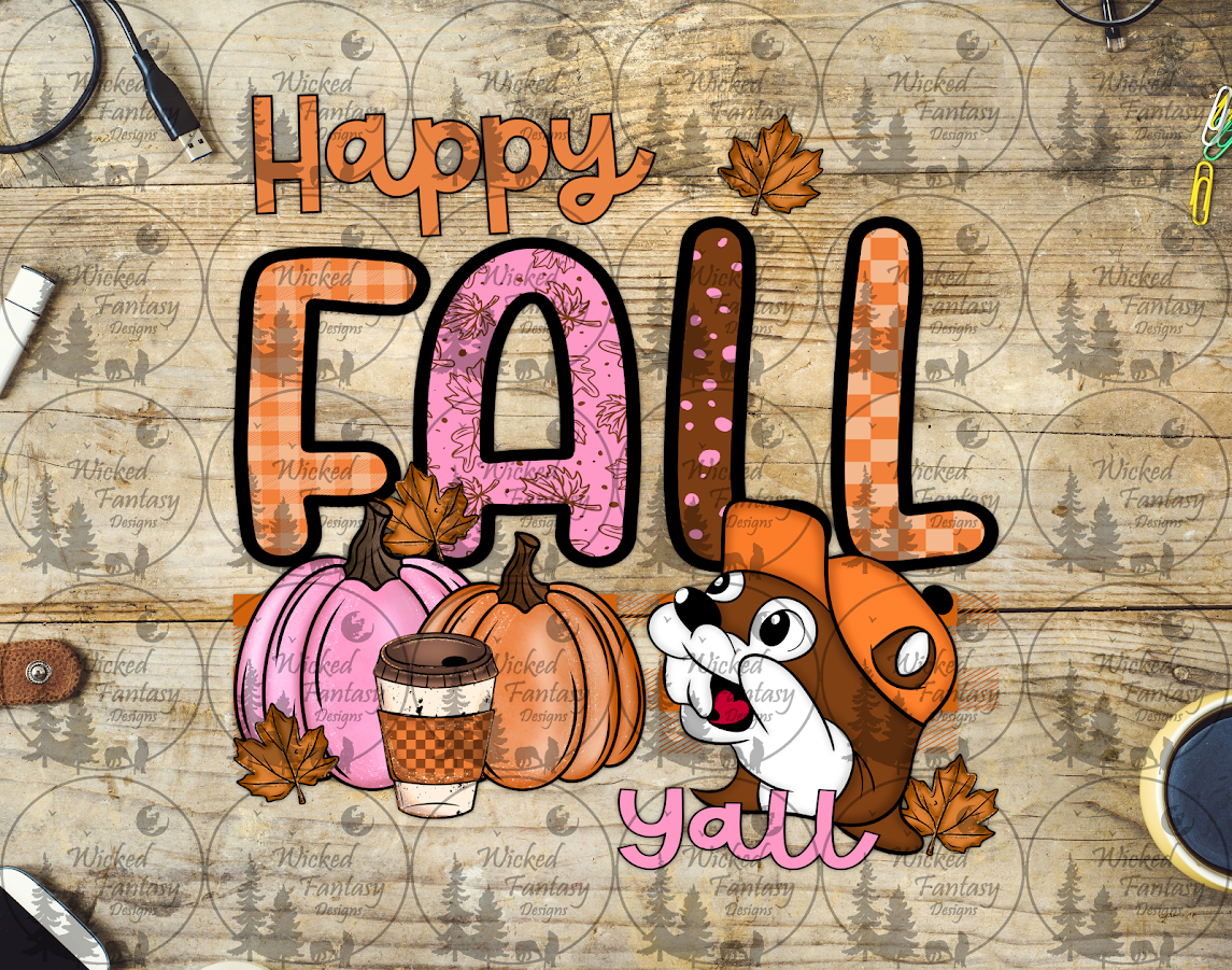 UVDTF Happy Fall Ya'll