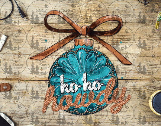 UVDTF Ho Ho Howdy Ornament