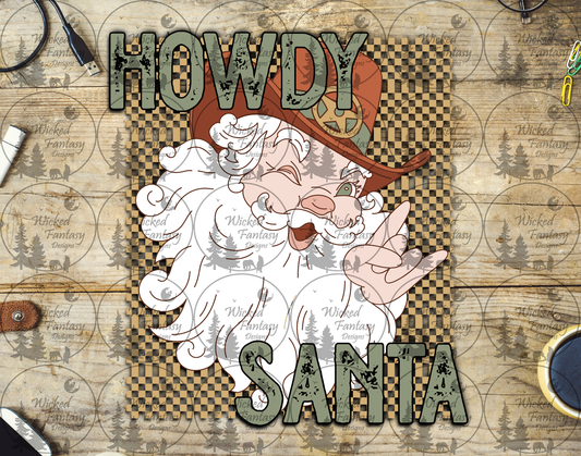 UVDTF Howdy Santa