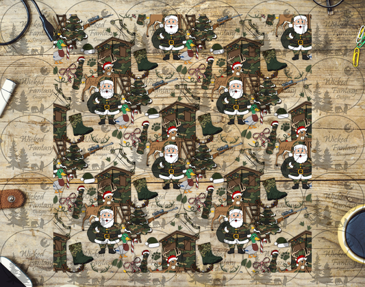 UVDTF Hunting Santa 2026 20oz 30oz 10"x10"