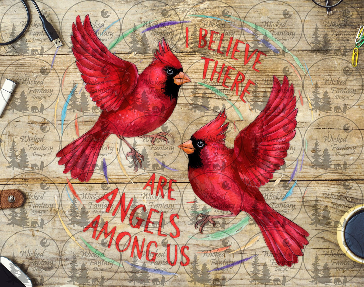 UVDTF I Believe There are Angels Among Us Cardinals