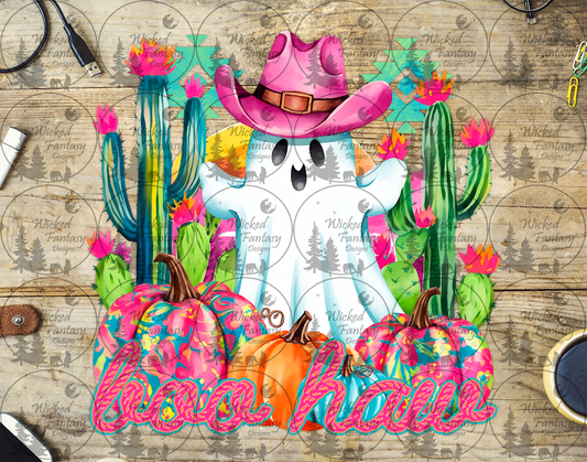 UVDTF Boo Haw Bright Western Ghost
