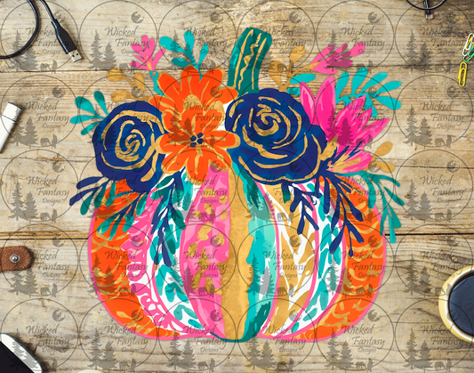 UVDTF Boho Pumpkin and Florals