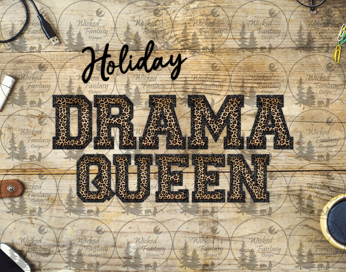 UVDTF Holiday Drama Queen Leopard Print
