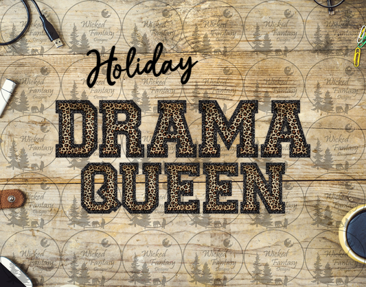 UVDTF Holiday Drama Queen Leopard Print