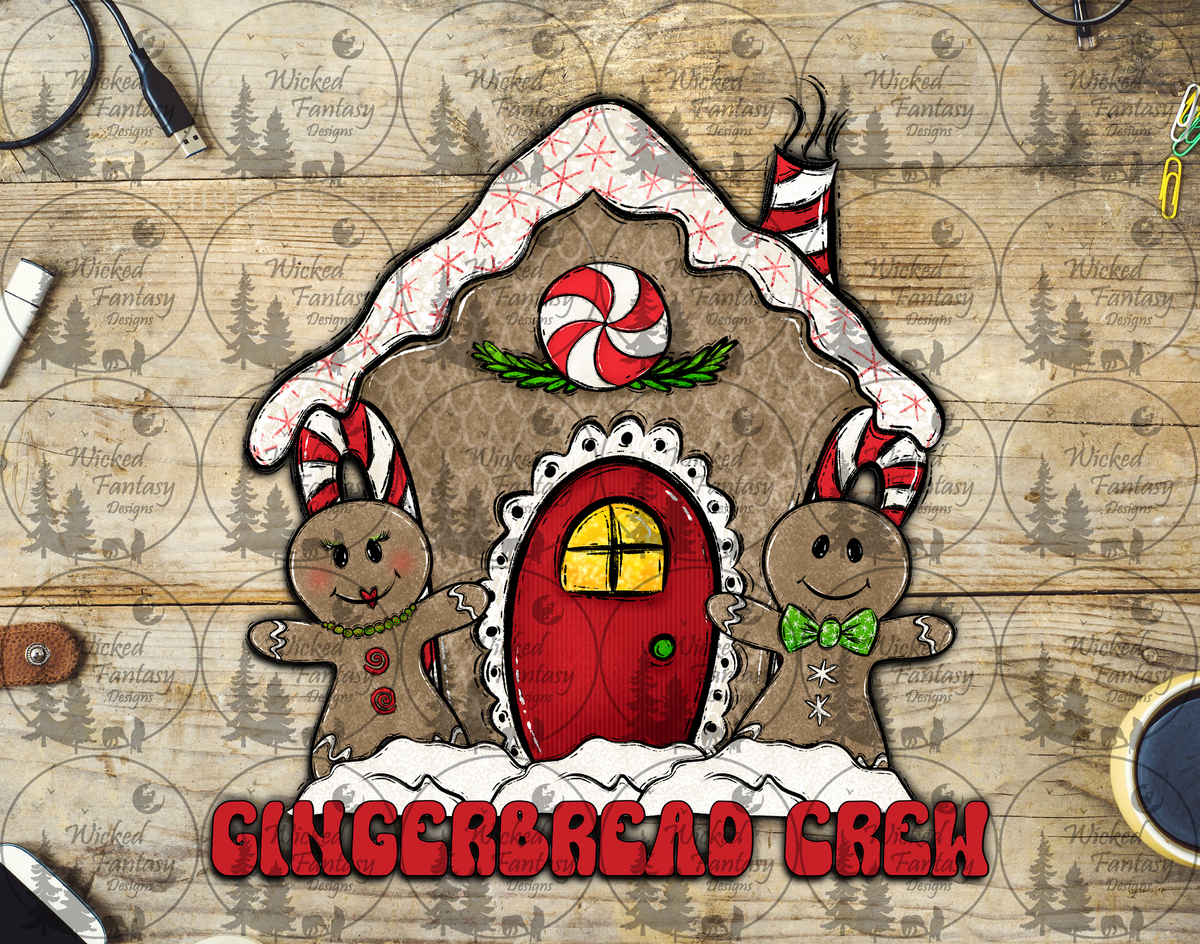UVDTF Gingerbread Crew