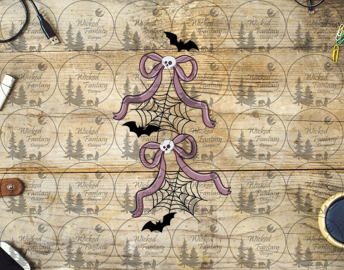 UVDTF Coquette Spiderwebs Pen Wrap Bookmark Bundle