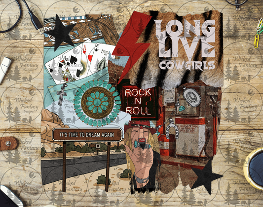 UVDTF Long Live Cowgirls Collage