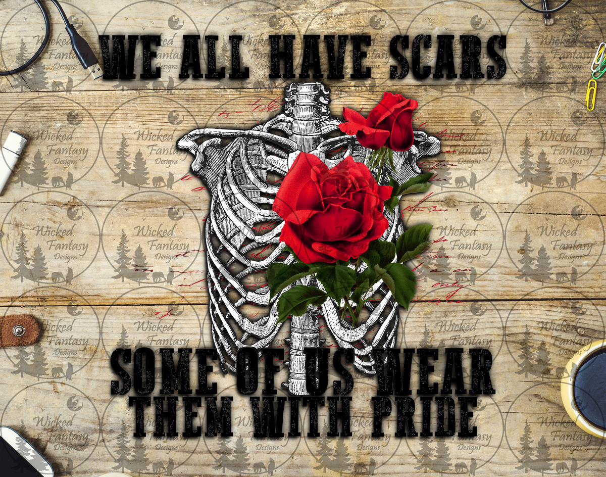 UVDTF We All Have Scars Some of Us Wear Them with Pride