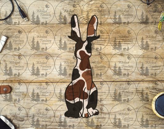 UVDTF Camo Chocolate Bunny