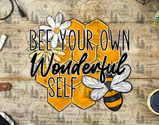 UVDTF Bee Your Own Wonderful Self