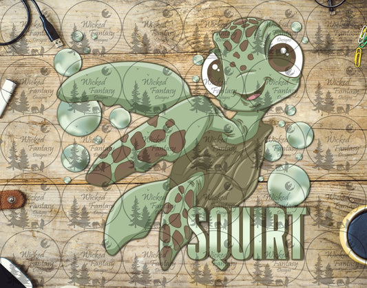UVDTF Squirt Sea Turtle