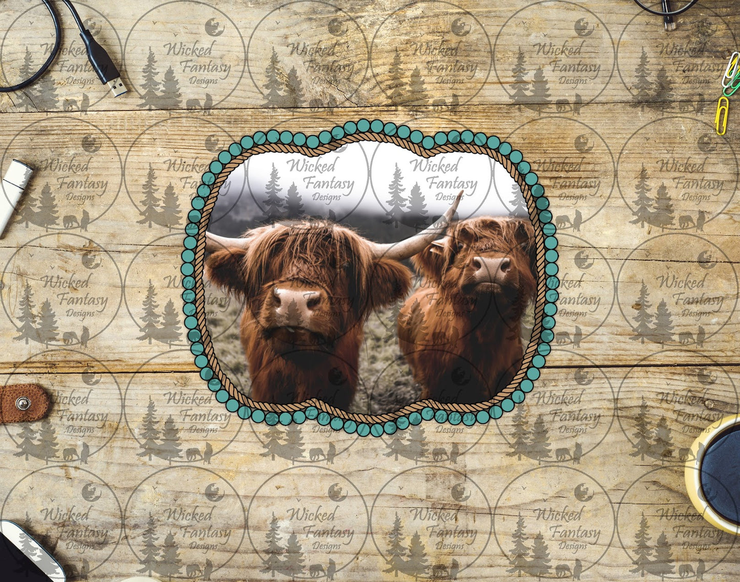 UVDTF Cute Highland Concho