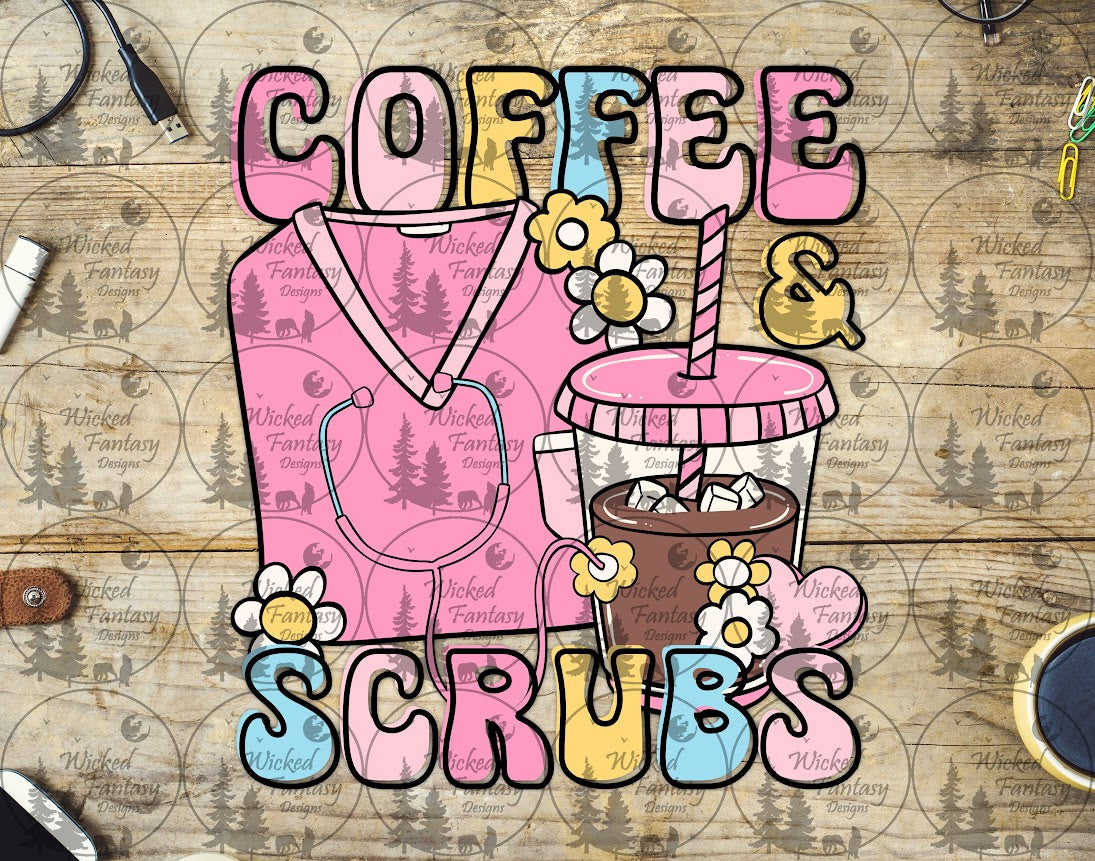 UVDTF Coffee and Scrubs
