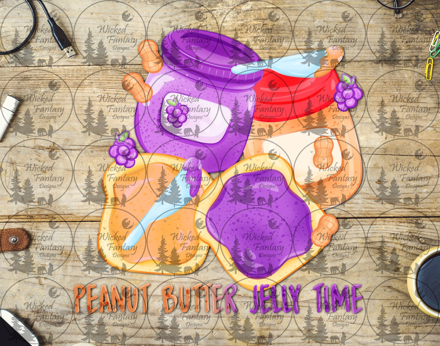 UVDTF Peanut Butter Jelly Time