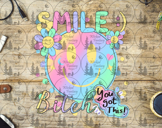 UVDTF Smile B* You Got This