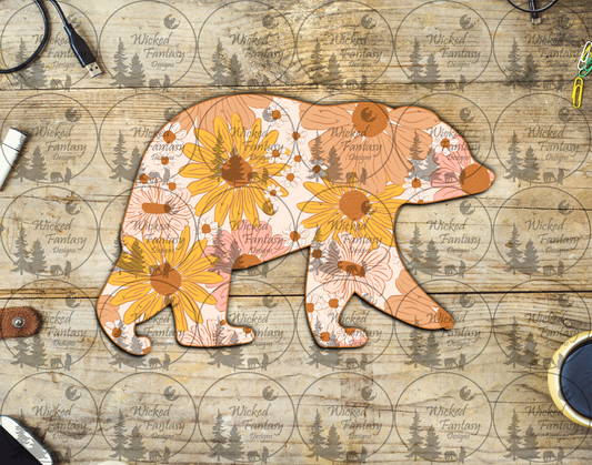 UVDTF Sunflower Bear